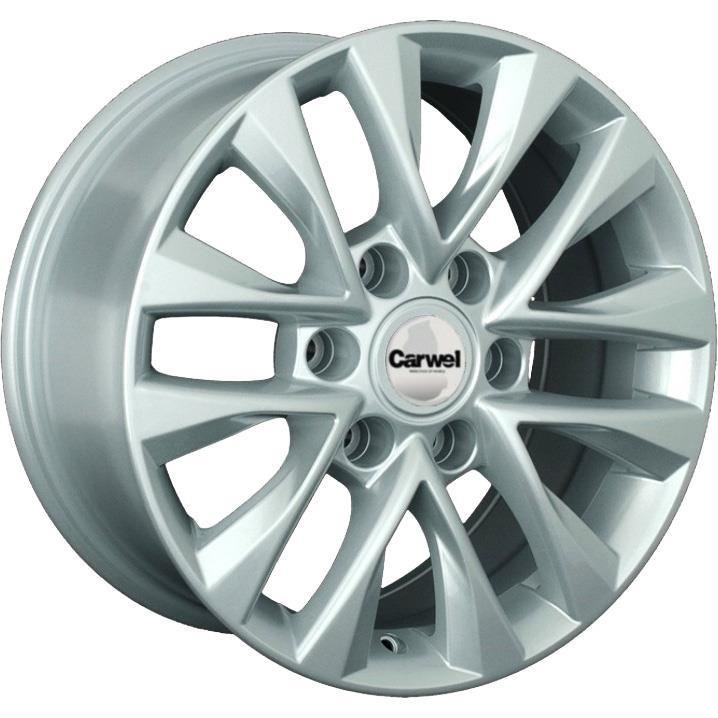Carwel Sandal 2020 Silver 7.5x18/6x127 D77.8 ET30  