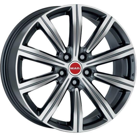 MAK Birmingham 2022 Gun Met-Mirror Face 8x19/5x112 D66.6 ET28  